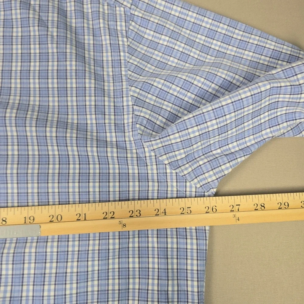 Polo Ralph Lauren Blake Men's L Multicolor Check Button-Up Shirt Two Ply Cotton